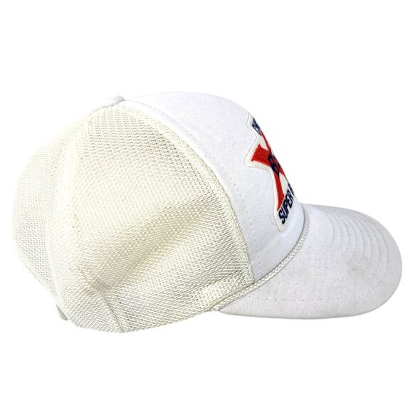 Vtg 80s Chicago Bears White Mesh Super Bowl XX Champions Hat Trucker Patch Cap - Picture 4 of 8